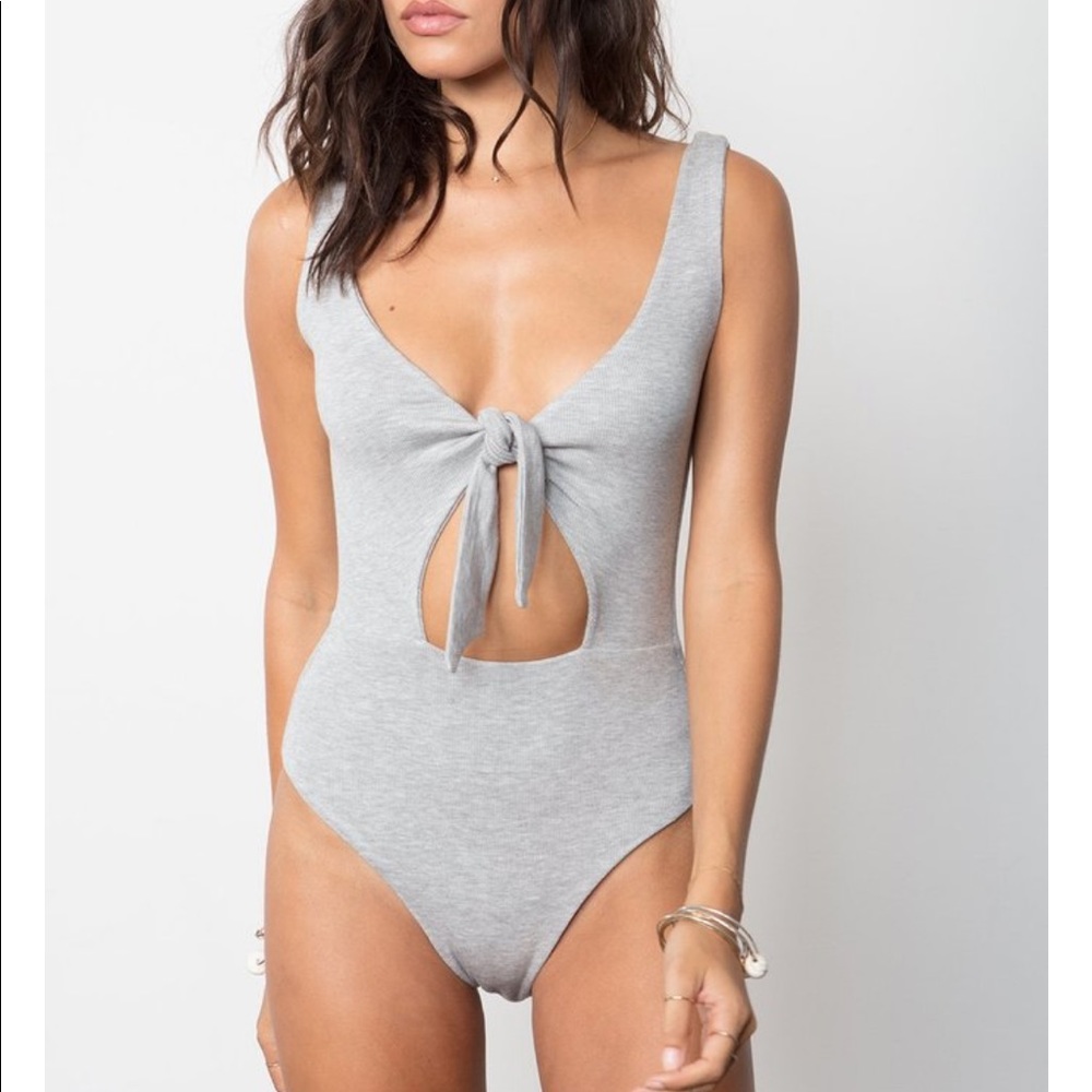 Still water- the beach club ribbed bodysuit